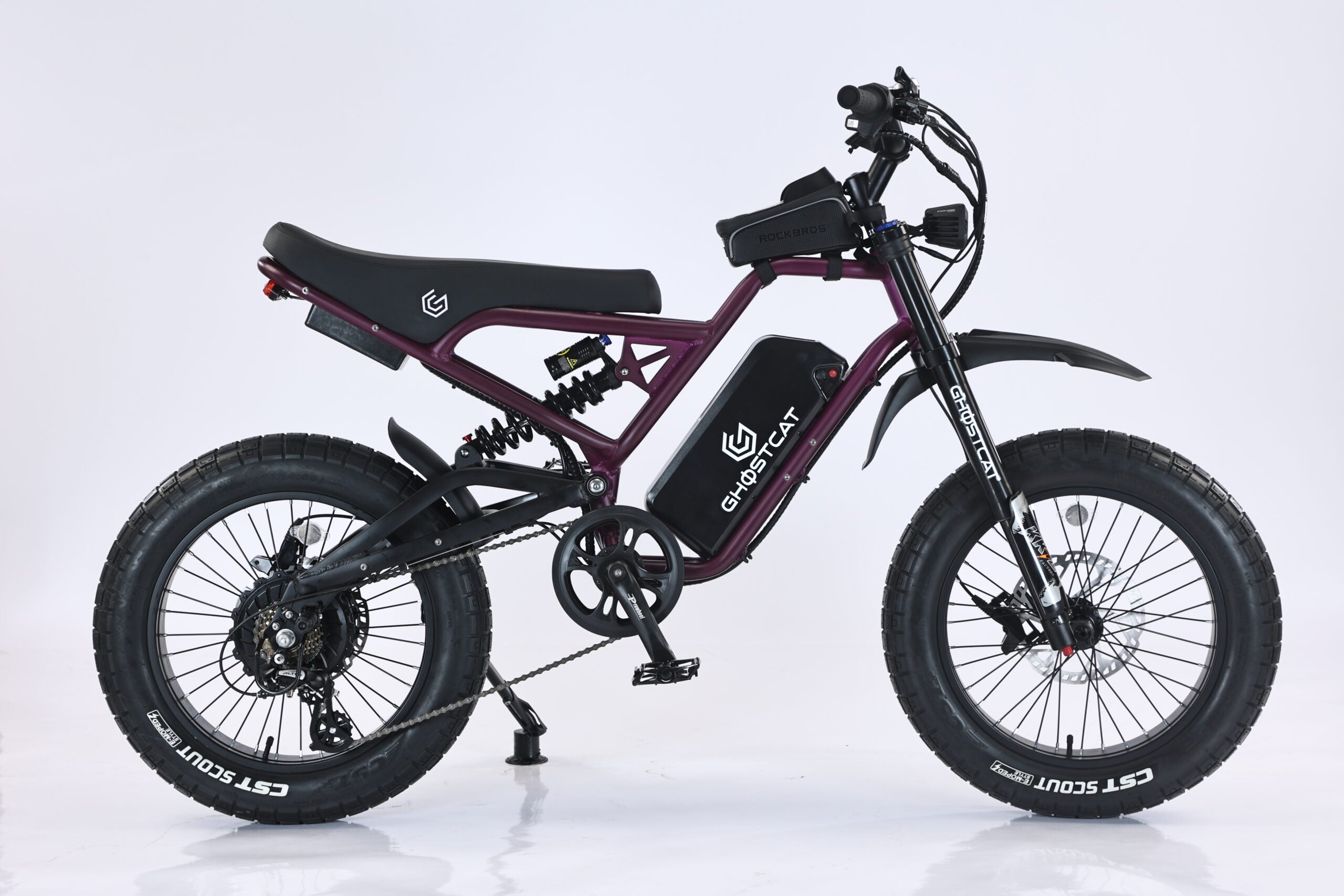 F3X.2 Pro: 1500W 52V Long-Range Fat-Tire – GhostCat Bikes