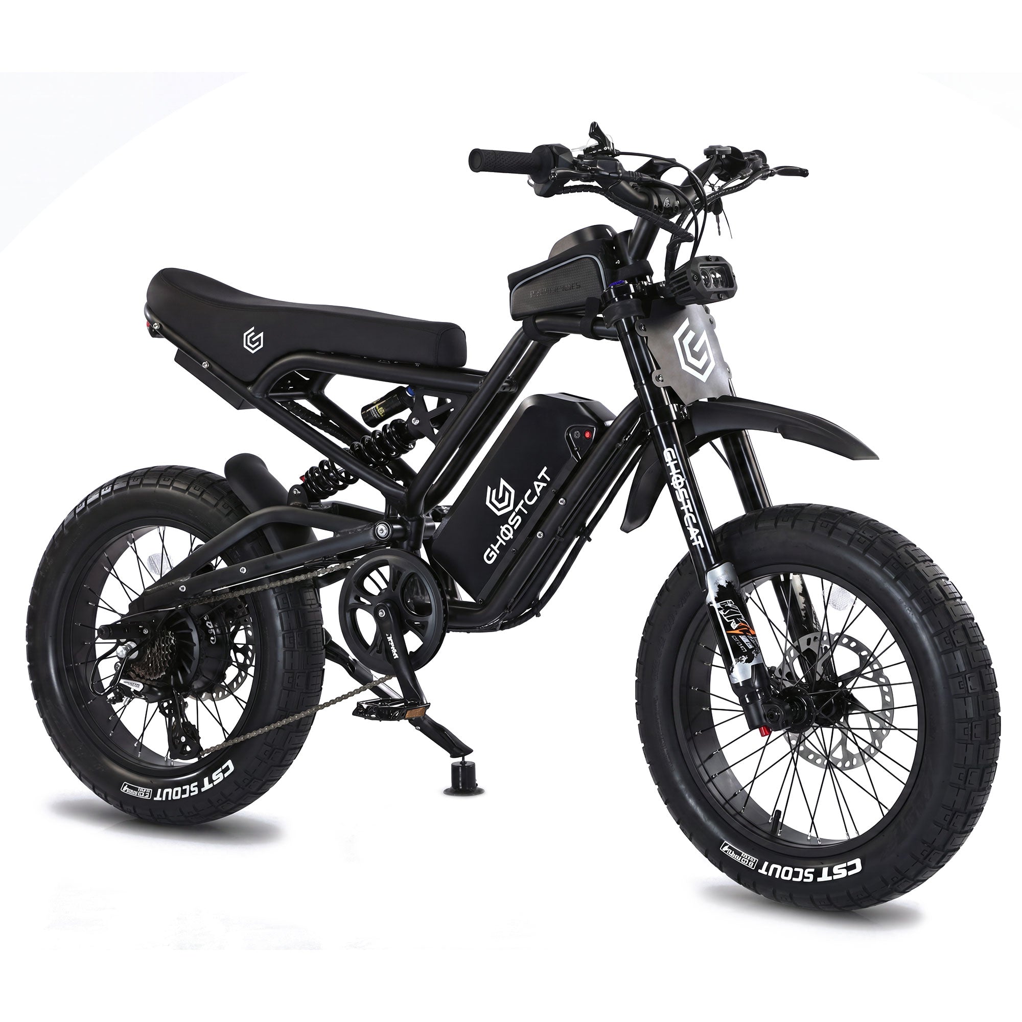 F3X.2 Pro: 1500W 52V Long-Range Fat-Tire – GhostCat Bikes